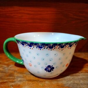 TRU CHEF 6qt Mixing Bowl, Floral Design